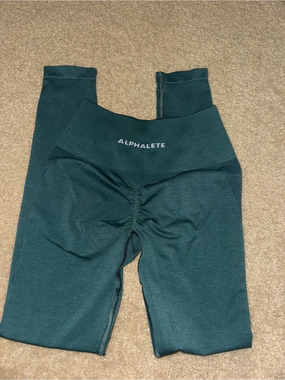 Alphalete Dark Teal Green Leggings